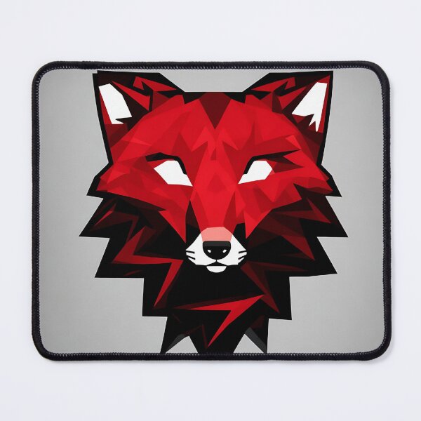 Item preview, Arctic fox logo, geometric, vector, symmetrical, minimalism, trending dribbble, behance designed and sold by DrawItOnce.