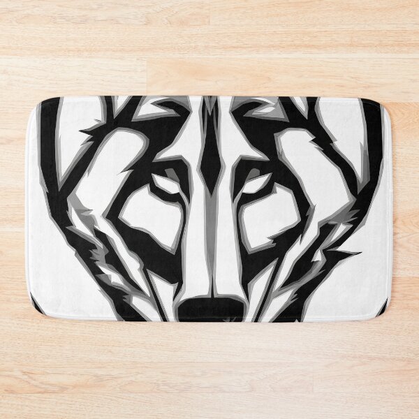 Item preview, Wolf logo, geometric, vector, symmetrical, minimalism, trending dribbble, behance designed and sold by DrawItOnce.