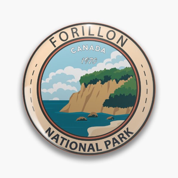 Item preview, Forillon National Park Canada Badge designed and sold by KrisSidDesigns.
