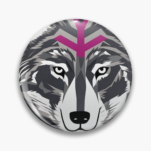 Item preview, Wolf logo, geometric, vector, symmetrical, minimalism, trending dribbble, behance designed and sold by DrawItOnce.