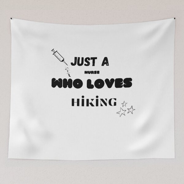Item preview, just a nurse who loves hiking designed and sold by stalin-LB.