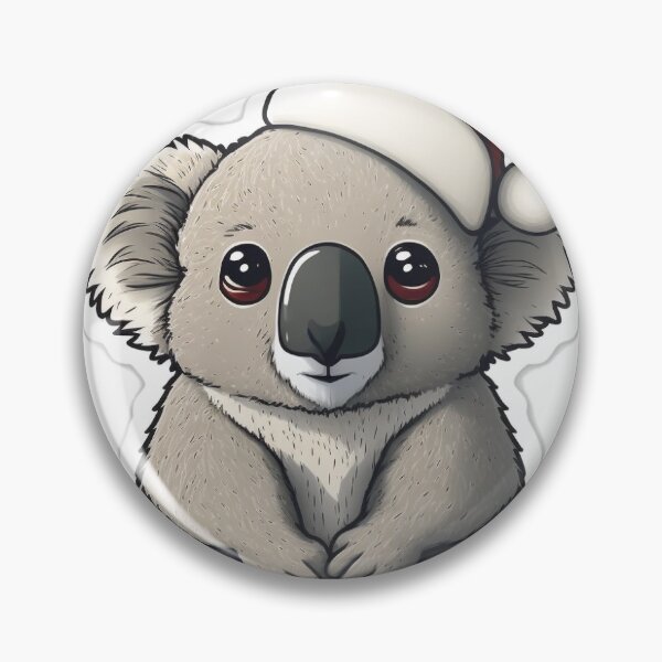 Item preview, Koala christmas with christmas hat designed and sold by FoxLavis.