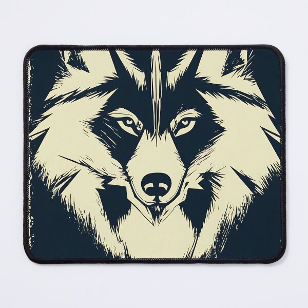 Item preview, Wolf logo, geometric, vector, symmetrical, minimalism, trending dribbble, behance designed and sold by DrawItOnce.