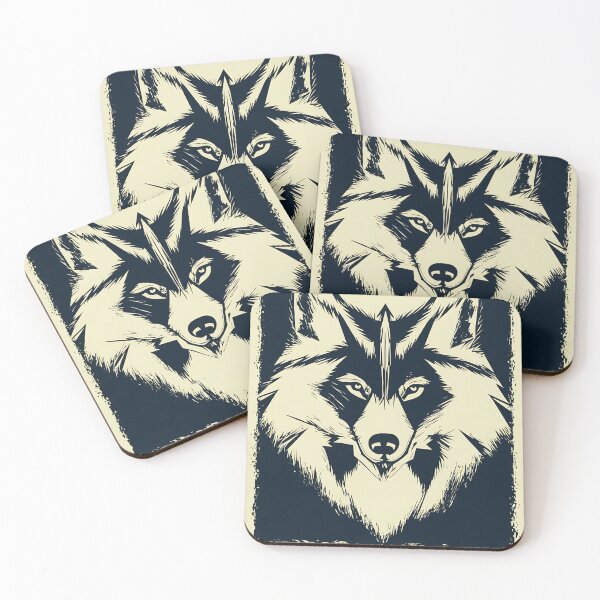 Item preview, Wolf logo, geometric, vector, symmetrical, minimalism, trending dribbble, behance designed and sold by DrawItOnce.