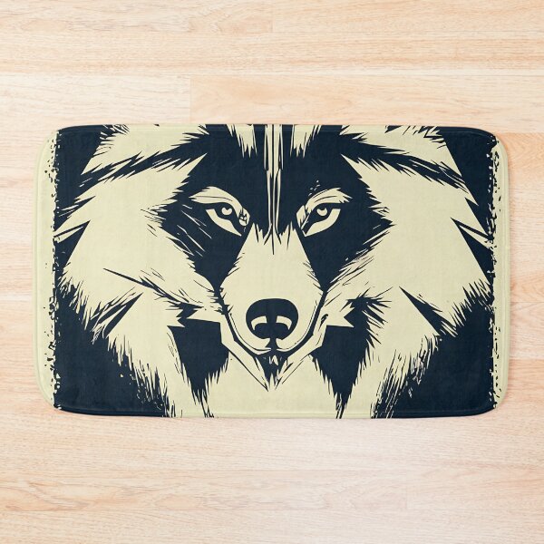 Item preview, Wolf logo, geometric, vector, symmetrical, minimalism, trending dribbble, behance designed and sold by DrawItOnce.