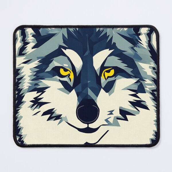 Item preview, Wolf logo, geometric, vector, symmetrical, minimalism, trending dribbble, behance designed and sold by DrawItOnce.