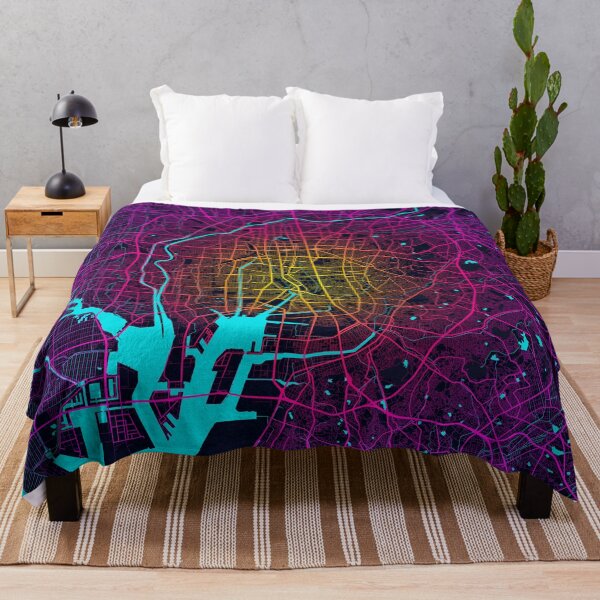 Item preview, Nagoya City Map of Japan - Neon designed and sold by deMAP.