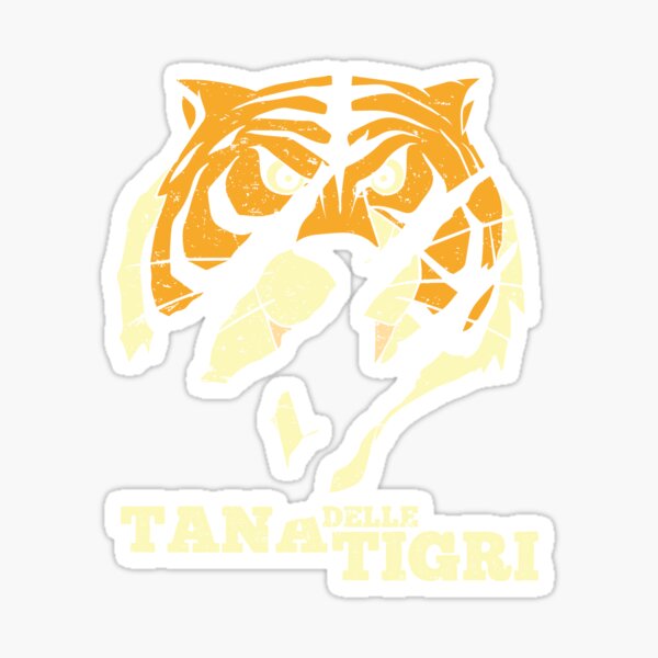 "Tana delle Tigri, UOMO TIGRE Tiger man " Sticker for Sale by