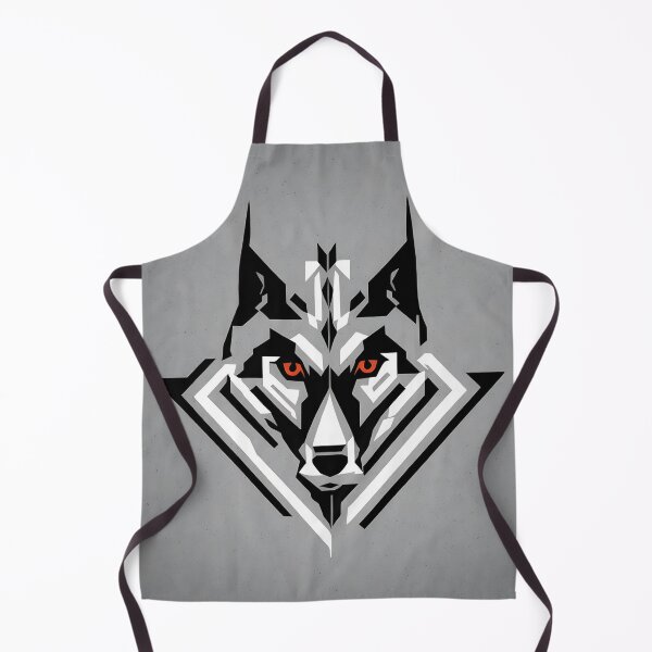 Item preview, Wolf logo, geometric, vector, symmetrical, minimalism, trending dribbble, behance designed and sold by DrawItOnce.