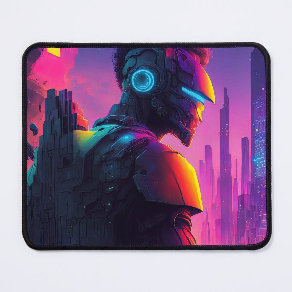Item preview, Android in the middle of a utopian futuristic city designed and sold by Paraverse.