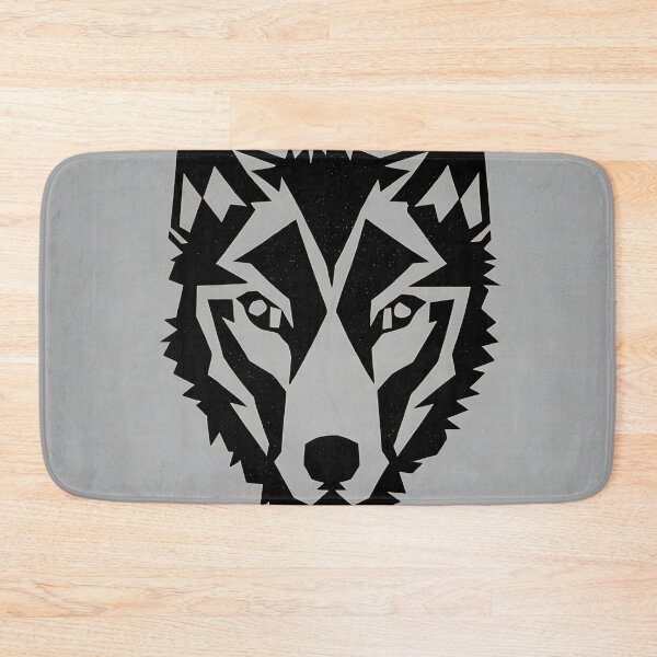 Item preview, Wolf logo, geometric, vector, symmetrical, minimalism, trending dribbble, behance designed and sold by DrawItOnce.