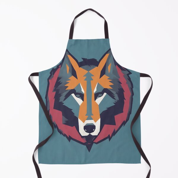Item preview, Wolf logo, geometric, vector, symmetrical, minimalism, trending dribbble, behance designed and sold by DrawItOnce.