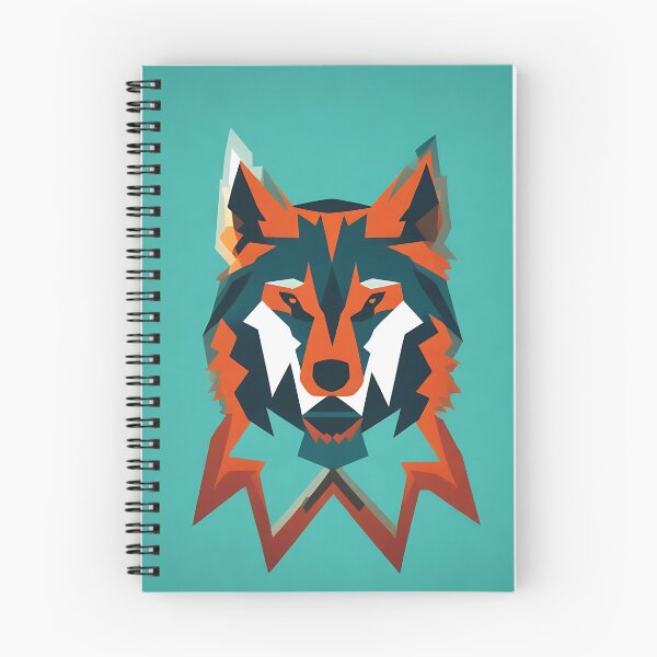 Item preview, Wolf logo, geometric, vector, symmetrical, minimalism, trending dribbble, behance designed and sold by DrawItOnce.