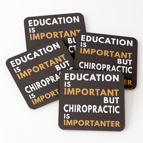 Item preview, Education And Chiropractic, Funny Chiropractic designed and sold by Aerial Addicts.