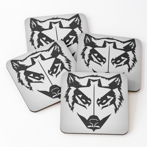 Item preview, Wolf logo, geometric, vector, symmetrical, minimalism, trending dribbble, behance designed and sold by DrawItOnce.