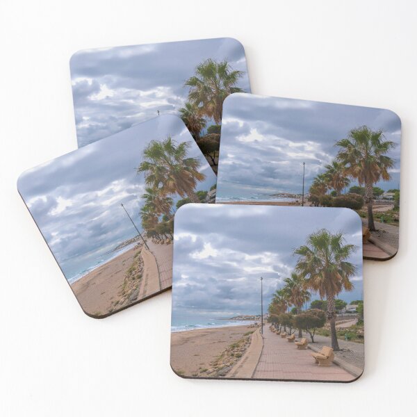 Item preview, L`Almadrava Spain Beach Promenade and Palm Trees Costa Dorada designed and sold by acceleratorhams.