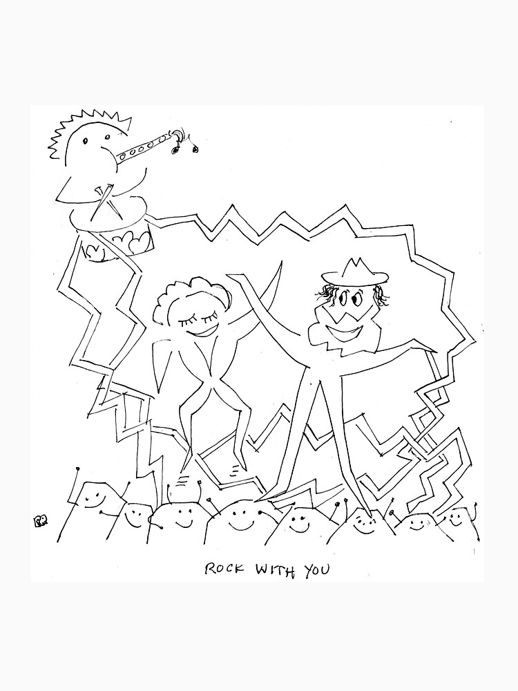 Thumbnail 7 of 7, Classic T-Shirt, Rock With You designed and sold by bromfieldpen.