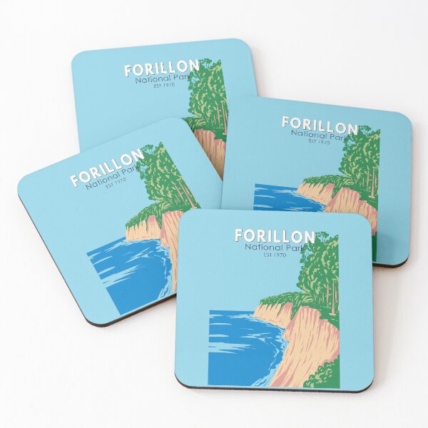 Item preview, Forillon National Park Canada Vintage Art designed and sold by KrisSidDesigns.
