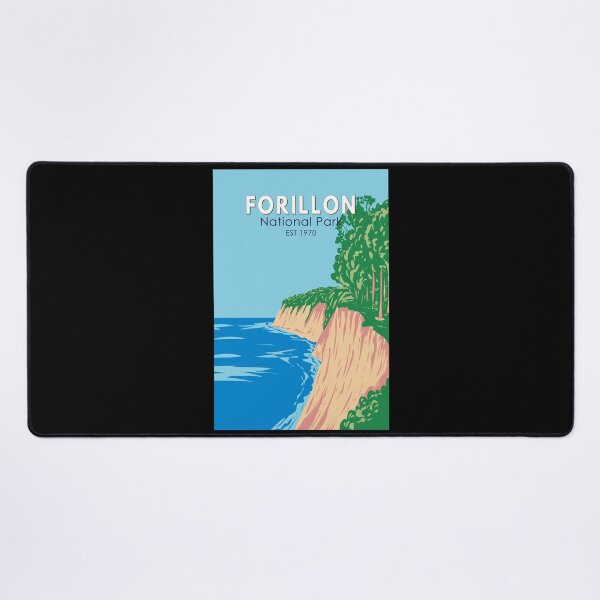 Item preview, Forillon National Park Canada Vintage Art designed and sold by KrisSidDesigns.