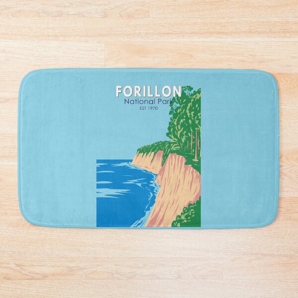 Item preview, Forillon National Park Canada Vintage Art designed and sold by KrisSidDesigns.