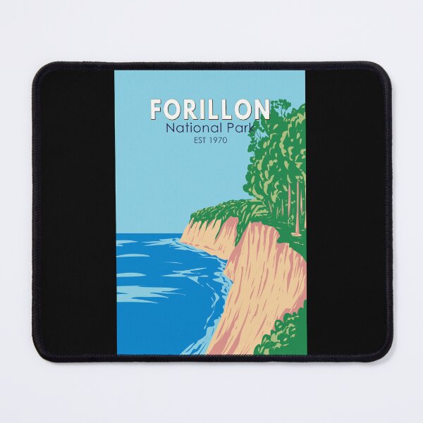 Item preview, Forillon National Park Canada Vintage Art designed and sold by KrisSidDesigns.