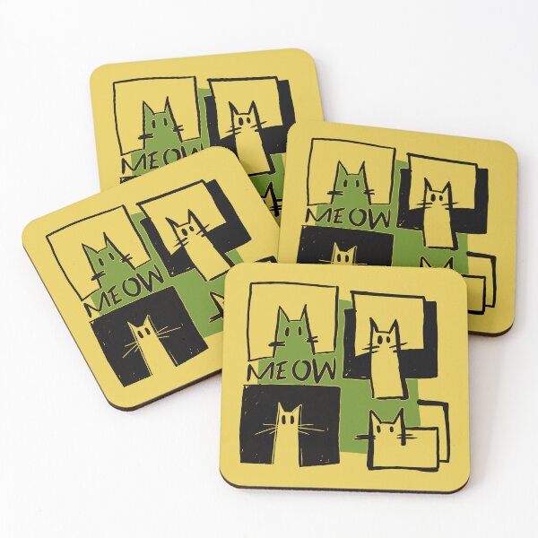 Item preview, cubist cats design designed and sold by Lazut.