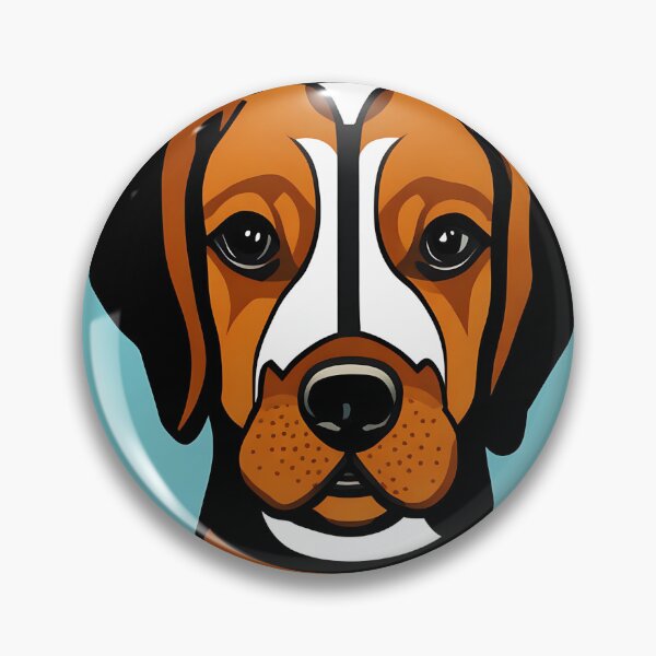 Item preview, Beagle logo, geometric, vector, symmetrical, minimalism, trending dribbble, behance designed and sold by DrawItOnce.