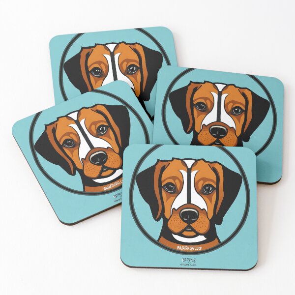 Item preview, Beagle logo, geometric, vector, symmetrical, minimalism, trending dribbble, behance designed and sold by DrawItOnce.