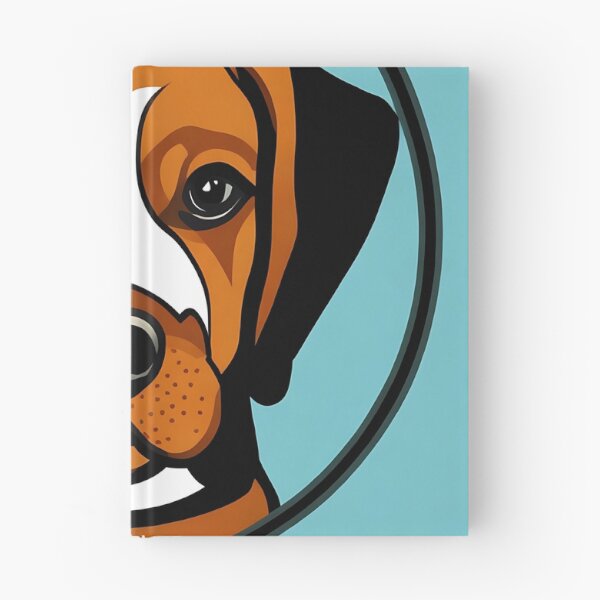 Item preview, Beagle logo, geometric, vector, symmetrical, minimalism, trending dribbble, behance designed and sold by DrawItOnce.