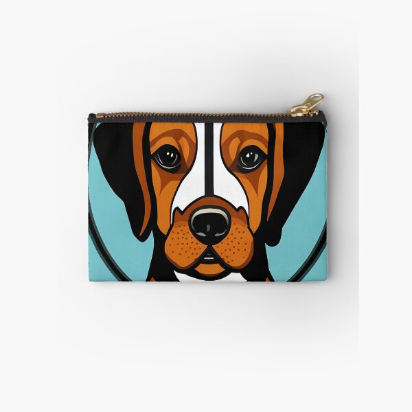 Item preview, Beagle logo, geometric, vector, symmetrical, minimalism, trending dribbble, behance designed and sold by DrawItOnce.
