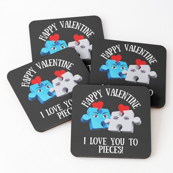 Item preview, I LOVE YOU TO PEICES, ROMANCE IS NOT DEAD, HAPPY VALENTINES, LOVE MEME, FUNNY VALENTINES designed and sold by R B Chrystal.