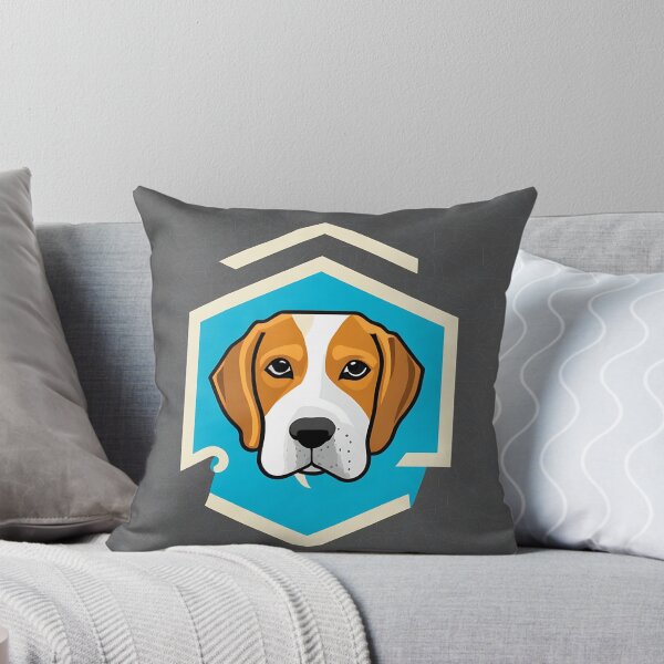 Item preview, Beagle logo, geometric, vector, symmetrical, minimalism, trending dribbble, behance designed and sold by DrawItOnce.