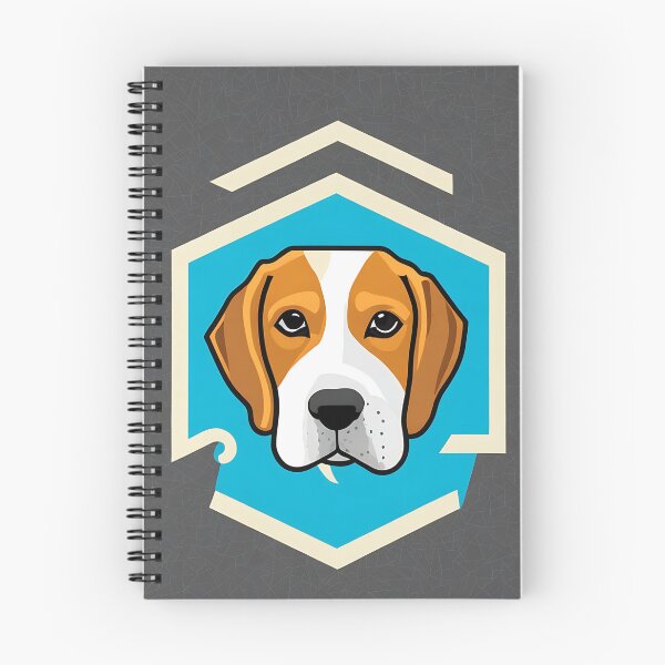 Item preview, Beagle logo, geometric, vector, symmetrical, minimalism, trending dribbble, behance designed and sold by DrawItOnce.