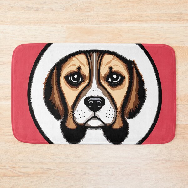Item preview, Beagle logo, geometric, vector, symmetrical, minimalism, trending dribbble, behance designed and sold by DrawItOnce.