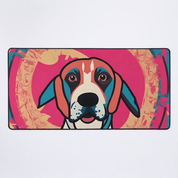 Item preview, Beagle logo, geometric, vector, symmetrical, minimalism, trending dribbble, behance designed and sold by DrawItOnce.