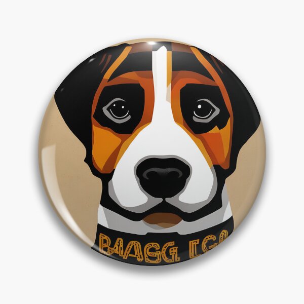Item preview, Beagle logo, geometric, vector, symmetrical, minimalism, trending dribbble, behance designed and sold by DrawItOnce.
