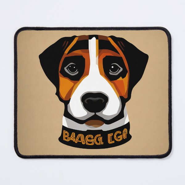 Item preview, Beagle logo, geometric, vector, symmetrical, minimalism, trending dribbble, behance designed and sold by DrawItOnce.