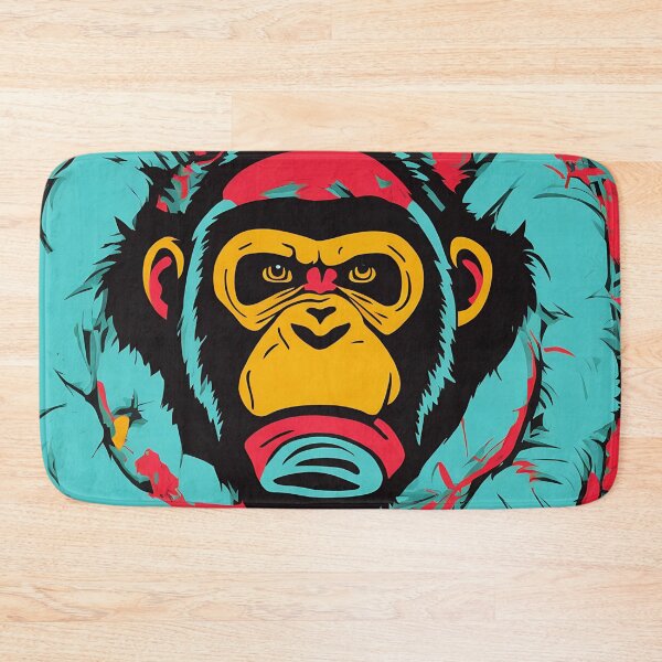 Item preview, Gorilla logo, geometric, vector, symmetrical, minimalism, trending dribbble, behance designed and sold by DrawItOnce.