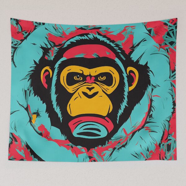 Item preview, Gorilla logo, geometric, vector, symmetrical, minimalism, trending dribbble, behance designed and sold by DrawItOnce.