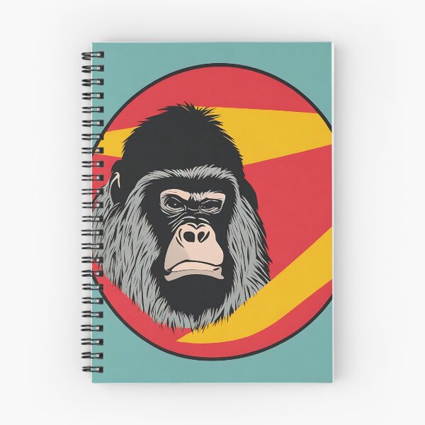 Item preview, Gorilla logo, geometric, vector, symmetrical, minimalism, trending dribbble, behance designed and sold by DrawItOnce.