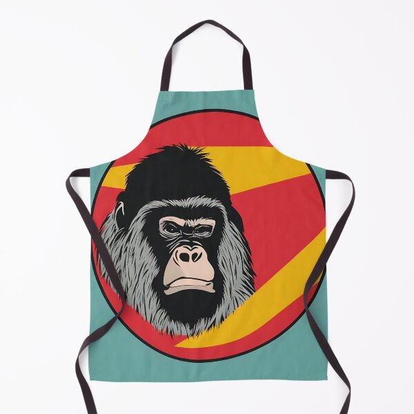 Item preview, Gorilla logo, geometric, vector, symmetrical, minimalism, trending dribbble, behance designed and sold by DrawItOnce.