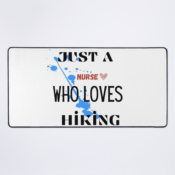 Item preview, just a nurse who loves hiking designed and sold by stalin-LB.