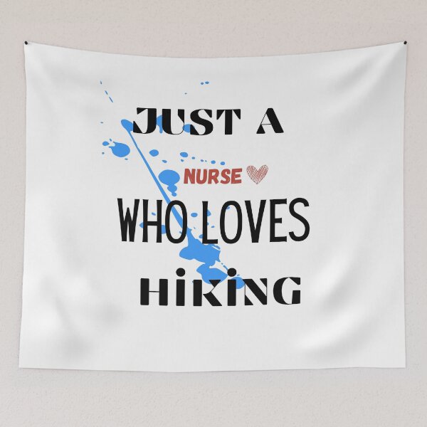 Item preview, just a nurse who loves hiking designed and sold by stalin-LB.