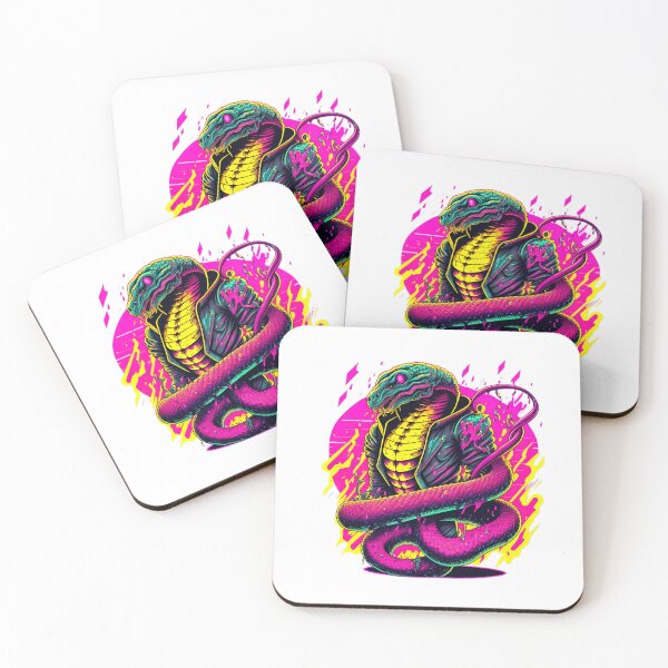 Item preview, Retrowave Snake designed and sold by Valentin Mladin.