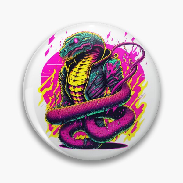 Item preview, Retrowave Snake designed and sold by Valentin Mladin.