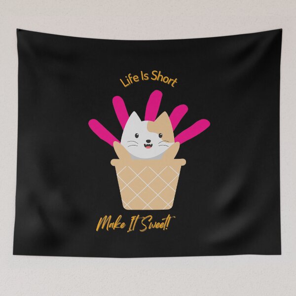Item preview, Orange Tabby Cat Ice Cream designed and sold by TowTees.
