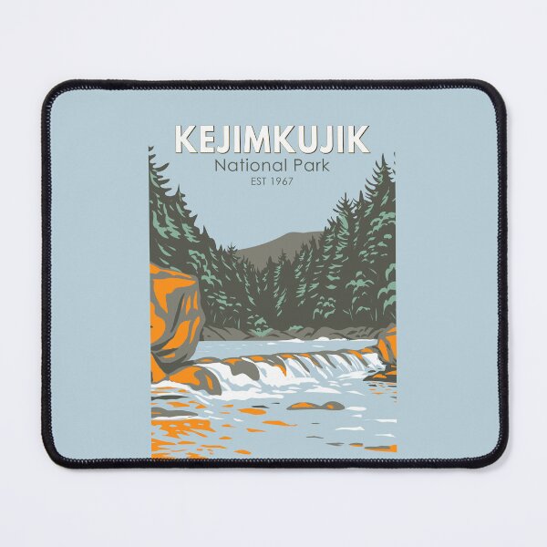 Item preview, Kejimkujik National Park Canada Vintage Art designed and sold by KrisSidDesigns.