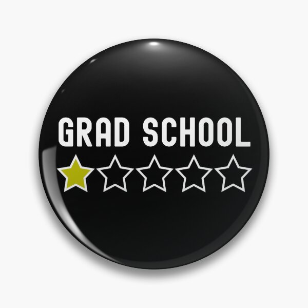 Item preview, Grad School One Star Review - Thesis Defense, Dissertation Defense Ph.D, Graduate Student, Preliminary Exam, Grad Student, Master's Degree designed and sold by jadedscientist.
