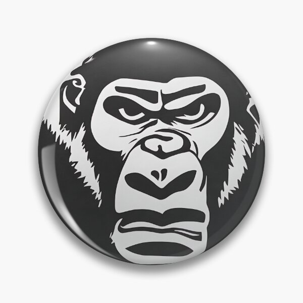 Item preview, Gorilla logo, geometric, vector, symmetrical, minimalism, trending dribbble, behance designed and sold by DrawItOnce.