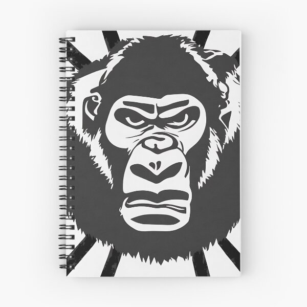 Item preview, Gorilla logo, geometric, vector, symmetrical, minimalism, trending dribbble, behance designed and sold by DrawItOnce.